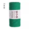 Algodón Hueco Hilo Redondo Espesor Medio Hilo Sencillo Hecho a Mano diy Bolsa de Crochet Sombrero Zapatillas Material para Bolsas