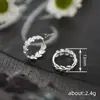 Brincos de Folha Cao Shi Dropshipping Para o Trabalho Acessórios Casuais para Combinação Diária Feminina Brincos Estilo Pastoral Pequeno e Fresco