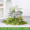 [Série As80] Combinação de Paisagismo com Plantas Verdes Simuladas, Decoração de Paisagem com Flores Artificiais, Arranjo de Plantas para Janela, Decoração de Pátio