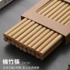 10 pares de pauzinhos de bambu natural para uso doméstico (atacado). Antibacterianos, resistentes ao mofo e a altas temperaturas. Ideal para fondue ou panelas quentes. Logotipo personalizado.