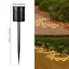 Lâmpada Solar 12 LEDs Lâmpada de Chama Lâmpada de Jardim Lâmpada de Iluminação Lâmpada de Gramado Externa Lâmpada Tocha Decoração Solar