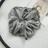 Scrunchie de Cetim Luxuoso com Cristais para Mulheres, Novo Estilo 2026 Prendedor de Coque, Acessório de Cabelo de Luxo Leve