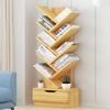 Librero Yijiada Multicapa Simple Pequeño Estantería de Piso con Forma de Árbol Estante de Almacenamiento Creativo Escritorio de Estudiante Estante de Almacenamiento Moderno