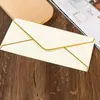 Envelopes de Negócios Estilo Ocidental Nº 10 Mais Vendidos na Amazon Transfronteiriços com Bordas Douradas de Alto Padrão e Designs Coloridos Vintage para Presente