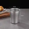 Taza de acero inoxidable 304 estilo coreano, alto valor estético, resistente a caídas, portátil, taza conveniente para café, jugo, cerveza, bebidas frías y taza de agua de moda