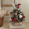 Set de Árbol de Navidad de Escritorio Berry Decoración Decoraciones Navideñas DIY Decoración de Ventana de Hotel Hogar En Stock