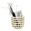 Nueva taza de almacenamiento para cepillo de dientes y pasta de dientes estilo ins de alta apariencia para baño, decoración simple para el hogar, almacenamiento de escritorio para cosméticos