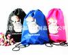 Mochila profesional con cordón y compartimento para zapatos bolsa de nylon bolsa de protección ambiental bolsa de mano de protección ambiental se puede imprimir logo