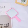 Espejo Cuadrado de Regalo de Colores Espejo de Mano Publicitario Espejo de Maquillaje Portátil para Mujer Espejo de Tocador HD Espejo Pequeño Personalizable