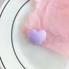 Chen Ming Macarrón Corazón de Goma Cuentas Acrílicas Sueltas Cuentas de Hilo Material para Pulsera Collar Joyería DIY