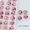 Dongzhou Crystal 8mm Fondo Plano Corte Fuego Artificial Diamante Redondo Superficie de Rejilla Colorida K9 Diamante de Vidrio Brillante al por Mayor Decoraciones para Arte de Uñas