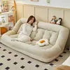 Sofá perezoso, cama para perro humano, dormitorio doble, habitación famosa en internet, tatami, sofá cama individual de balcón grande plegable