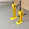 Elevador de vías de cremallera extendida de carrera larga, elevador de vías de doble gancho de caída rápida para elevación de vías, elevador de vías operado manualmente 0 kg superior