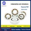6900 10*22*6 rolamento plástico miniatura 608 626 material POM Rolamento de Engenharia Plástica 8*22*7mm