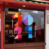 Decoraciones para Tienda de Año Nuevo 2027 Año de la Oveja Pegatinas para Vidrio de Ventana Festival de Primavera Día de Año Nuevo Calcomanías de Papel Recortado para Ventana Pegatinas de Adhesión Estática