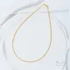 Cor duradoura não desbota Acessórios de ouro da areia do Vietnã forte retenção de cor colar loja de ouro com corrente de pescoço de ouro espessura 1,5 mm
