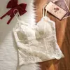 Camisola com Renda e Bojo para Mulheres, Térmica Escovada, Puro Desejo, Costas Sexy e Bonitas, Base Interna, Top de Lã