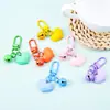 Nuevo Estilo Cortado Cara Amor Llavero Colgante Color Caramelo Campana Accesorios DIY Bolso de Pareja Auriculares Colgante Accesorios