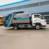 Los camiones de basura de compactación de 5.5 metros cúbicos se pueden conectar a los vehículos municipales de recolección de basura para la eliminación de residuos domésticos.