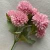 Lei Gula Hortensia de 6 cabezas Sala de estar interior Mesa de comedor Flores secas Adornos florales Ramo de simulación Flores decorativas hechas a mano