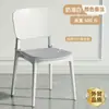 Silla de Comedor de Plástico Engrosado, Taburete Moderno Minimalista con Respaldo, Silla Nórdica para Mesa de Comedor de Uso Doméstico, Cómoda para Estar Sentado Mucho Tiempo, Silla Pequeña con Respaldo