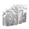 Bolsa de papel de aluminio engrosado pegamento de costura boquilla de succión bolsa sellable boquilla de succión autosoportante sellador pegamento de costura US líquido bolsa de embalaje universal