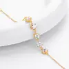 Pulsera de Plata de Ley S925 Nueva Transfronteriza Estilo Coreano Incrustada con Circonio Pulsera de Estrella Ajustable Lujo Accesible de Moda Joyería de Nicho para Mujeres