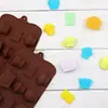Molde de silicona para chocolate despertador de tiempo libre tetera chocolate pudín casero jabón artesanal