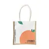 Bolsas de Juta em Estoque Sacolas de Compras DIY Sacolas para Marmita de Juta Sacolas de Algodão e Linho Sacolas de Tote de Linho para Exterior Ecológico