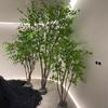 Árvore de Sino Simulação Planta Verde Grande Japonesa Design de Interiores Janela Cavalo Bêbado Madeira Nórdico Vento Nis Árvore Falsa Decorativa
