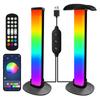 Luz ambiente de mesa para coleta de produtos mais vendidos transfronteiriços, luz ambiente para e-sports Bluetooth, suporte de exibição para fone de ouvido gamer de mesa de computador