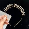 Celebridad de Internet Feliz Cumpleaños Feliz Cumpleaños Diadema Fiesta de Cumpleaños Europea y Americana Fiesta Diadema de Letras Decorativa