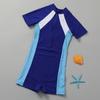 Traje de baño para niños y niñas, nuevo traje de baño para niños medianos y grandes, traje de baño de una pieza para bebés con protección solar, traje de baño de aguas termales al por mayor