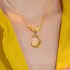 Tiktok com Tanabata Pingente Fofo de Coelho da Lua Colar da Alegria Nicho Luxo Leve Colar Elegante Presente de Dia dos Namorados