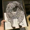 Pañuelo de Seda Floral Fresco Estilo Pastoral para Mujer 2026 Primavera/Verano Nuevo Estilo Bufanda de Cuello Atmosférica Accesorio para Atar el Cabello