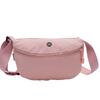 Bolsa Sela Estilo Japonês para Mulheres, Bolsa Transversal Ultra Transparente à Prova d'Água, Versátil Bolsa Dumpling para o Dia a Dia, Bolsa de Ombro sob o Braço em Cor Sólida com Acabamento de Alta Qualidade