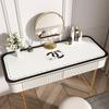 Penteadeira Luxo Leve Sensação de Alto Padrão Toalha de Mesa em Couro Tapete de Mesa Impermeável Resistente ao Desgaste Protetor de Mesa para Unhas e Maquiagem de Meninas