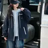 Chaqueta de Retazos Nueva para Niñas de Primavera y Otoño, Elegante Chaqueta con Capucha para Niños Mayores, Abrigo Versátil Casual Tendencia 2026