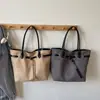Bolso Cruzado Femenino Casual de Gran Capacidad con Correa Decorativa 2025 Otoño e Invierno Nuevo Mochila Cruzada Casual Bolso Tote para el Trabajo
