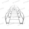 Jaula Protectora de Escalera de Acero para Construcción Piso Techo Jaula de Escalera de Seguridad Galvanizada Montaje Soldadura Construcción Jaula Protectora de Escalera de Acero Inoxidable