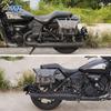 Carro muscle Wolf adequado para Yulong JSX700i/Ruilong JSX900i bolsa lateral pode ser instalada capacete com trava quadro de liberação rápida