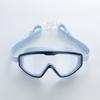 Gafas de natación para niños con montura grande, impermeables, antivaho y de alta definición, para niños y niñas, gafas de buceo con montura grande.