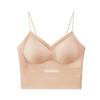 Camisola delgada sin costuras con espalda de belleza, chaleco interior para mujer, cómodo, transpirable, sujetador anti-exposición, mantenimiento sin aro de acero, top de tubo
