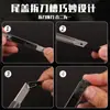 Morning&Light Cuchillo Pequeño de Utilidad Metálico de 9mm Cortador de Papel Cuchillo para Papel Tapiz Cuchillo de Oficina Color Aleatorio Ass91314