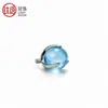 Aleación de Titanio F136 Tres Puntas Bola de Zirconia Colorida Nicho Moderno Piercing en la Lengua Pendiente para Oreja Joyería para Piercing de Hueso del Oído Venta al por Mayor