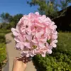 Flores de hortênsia artificiais, 72 peças por maço, para arranjos florais de casamento, adereços decorativos, decorações de corredor e paisagismo; flores artificiais para atacado