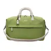 Nova Bolsa de Viagem Simples em Lona, Leve e Estilosa para Passeios, Bolsa de Academia Multifuncional com Separação Seca e Úmida, Bolsa de Bagagem para Curta Distância