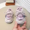 Zapatos para Caminar de Dibujos Animados para Bebés Niñas 2026 Primavera y Otoño Tenis para Bebé Zapatos para Correr de Niños Zapatos Ultra-Ligeros para Papá