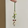 Atmósfera de Otoño e Invierno Navidad Árbol de Navidad de Cuentas Colorido Colgante Lujo Accesible Elegante Cadena para Teléfono Móvil Colgante Versátil de Moda