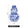 Pingente de Árvore de Natal Jingdezhen Decoração de Porcelana Azul e Branca Pingente Pequeno Vaso de General Vaso Pequeno Retrô Ornaments de Vento Criativos